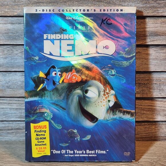 Finding Nemo Pixar Dvd Walt Disney Animated movie - Picture 1 of 4